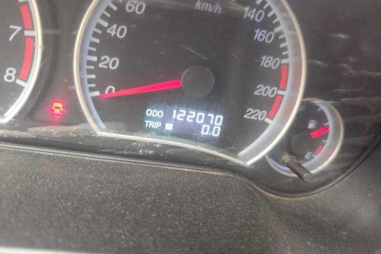 Used Haima Fumei 2011 1.6L Automatic Luxury Edition Odometer Close Up