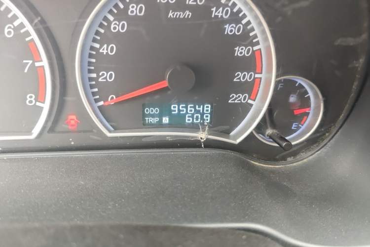 Used Haima Fumei 2011 1.6L Manual Luxury Edition Odometer Close Up