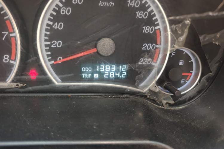 Used Haima Fumei 2011 1.6L Manual Luxury Edition Odometer Close Up