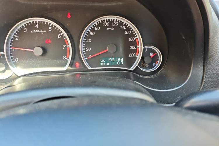 Used Haima Fumei 2011 1.6L Manual Comfort Edition Odometer Close Up