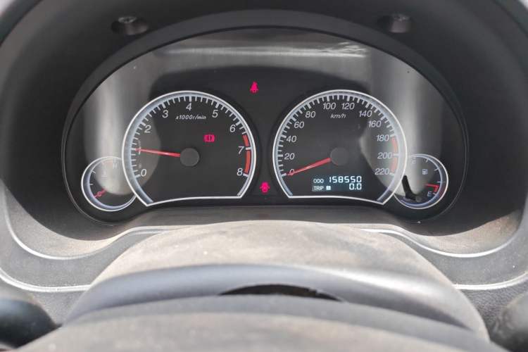 Used Haima Fumei 2011 1.6L Manual Luxury Edition Odometer Close Up