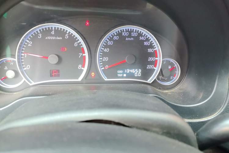 Used Haima Fumei 2011 1.6L Automatic Comfort Edition Odometer Close Up