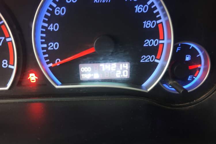 Used Haima Fumei 2012 Sedan 1.6L Manual Fashion Edition Odometer Close Up