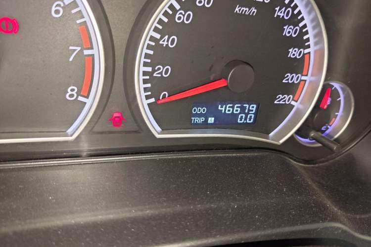 Used Haima Fumei 2012 Sedan 1.6L Manual Fashion Edition Odometer Close Up