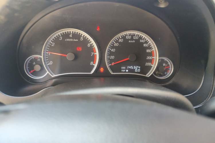 Used Haima Fumei 2012 Sedan 1.6L Manual Elite Edition Odometer Close Up