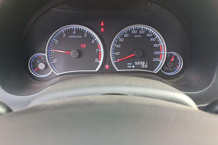 Used Haima Fumei 2012 Sedan 1.6L Manual Flagship Edition Odometer Close Up