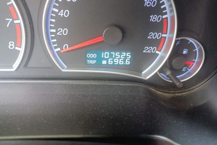 Used Haima Fumei 2013 Sedan 1.6L Manual Elite Edition Odometer Close Up