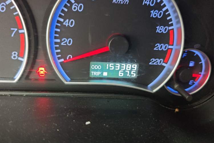 Used Haima Fumei 2013 Sedan 1.6L Manual Fashion Edition Odometer Close Up