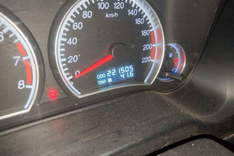 Used Haima Fumei 2013 Sedan 1.6L Manual Fashion Edition Odometer Close Up