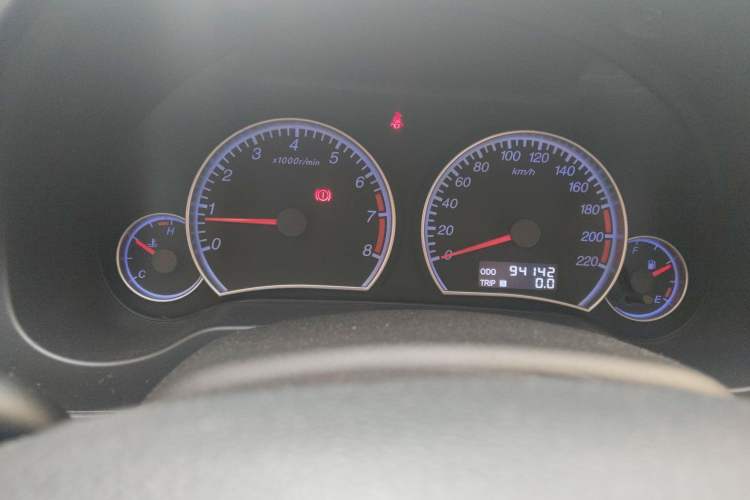 Used Haima Fumei 2013 Sedan 1.6L Manual Champion Edition Odometer Close Up