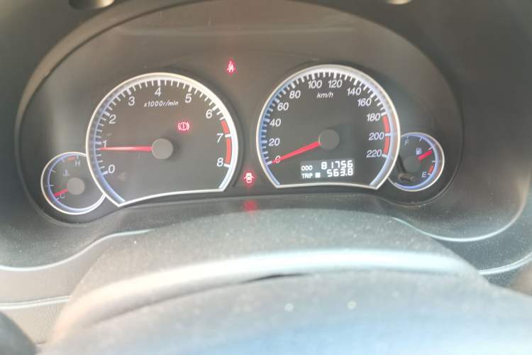 Used Haima Fumei 2013 Sedan 1.6L Manual Champion Edition Odometer Close Up