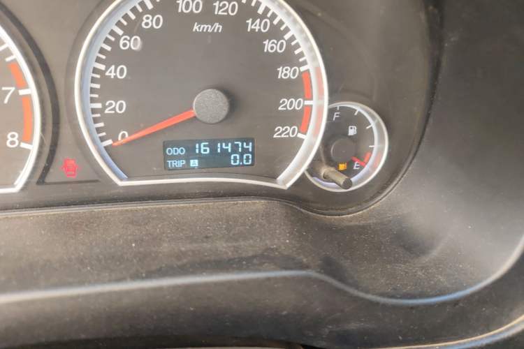Used Haima Fumei 2013 Sedan 1.6L Manual Fashion Edition Odometer Close Up