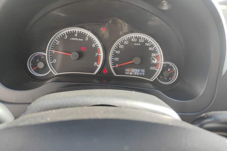 Used Haima Fumei 2013 Sedan 1.6L Manual Champion Edition Odometer Close Up
