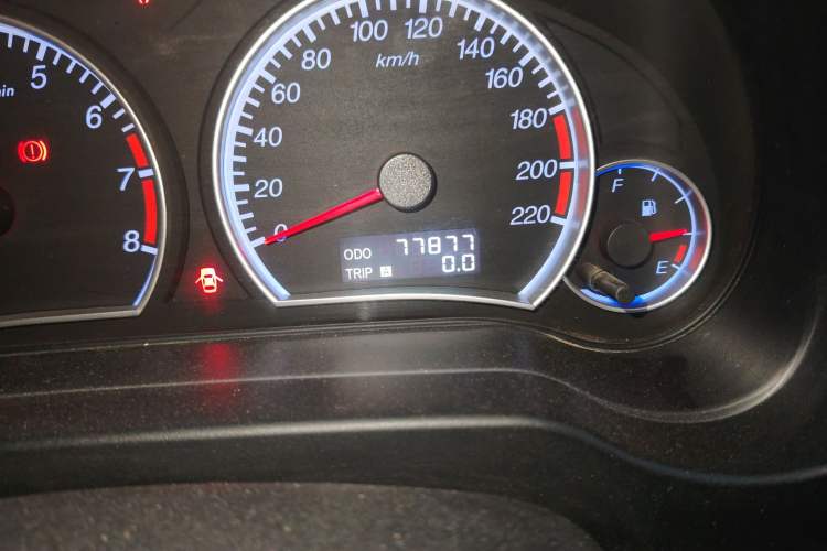 Used Haima Fumei 2013 Sedan 1.6L Manual Champion Edition Odometer Close Up