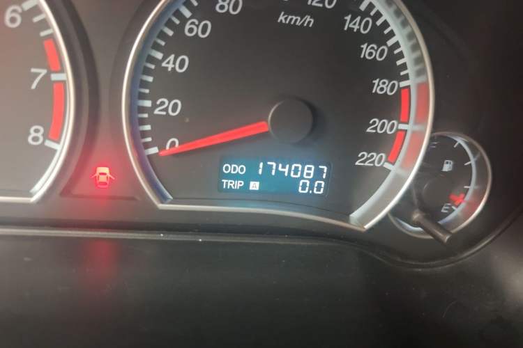 Used Haima Fumei 2013 Sedan 1.6L Manual Fashion Edition Odometer Close Up