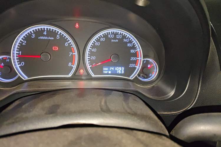Used Haima Fumei 2013 Sedan 1.6L Manual Champion Edition Odometer Close Up