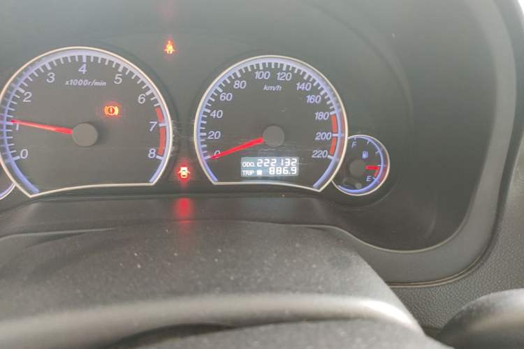Used Haima Fumei 2014 Sedan 1.6L Manual Fashion Edition Odometer Close Up