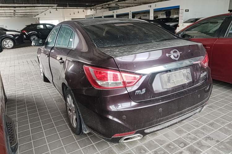 Used Haima Fumei 2014 M5 1.6L Manual Elite Model Rear Left 45 Deg