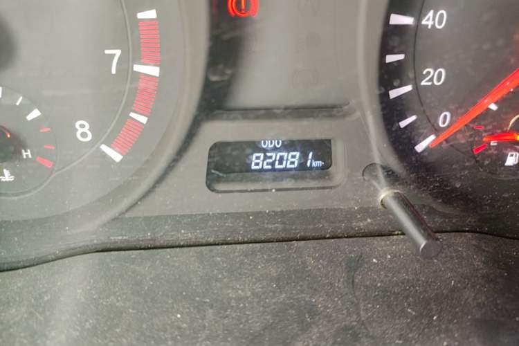 Used Haima Fumei 2015 1.6L Manual Prestige Model Odometer Close Up