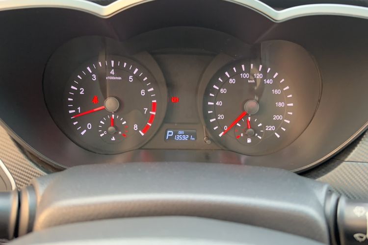 Used Haima Fumei 2015 1.5T Automatic YueShang Model Odometer Close Up