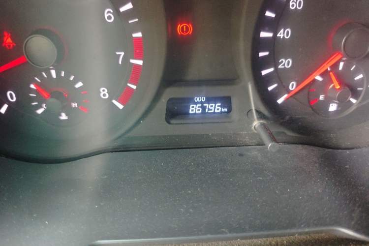 Used Haima Fumei 2015 1.6L Manual Prestige Model Odometer Close Up