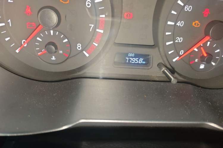 Used Haima Fumei 2015 1.6L Manual Prestige Model Odometer Close Up