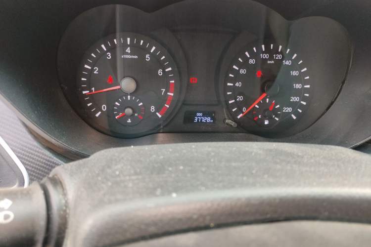 Used Haima Fumei 2015 1.6L Manual Prestige Model Odometer Close Up