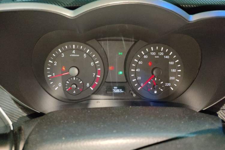 Used Haima Fumei 2015 1.6L Manual Prestige Model Odometer Close Up