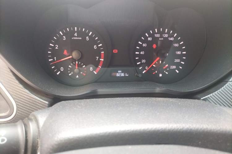Used Haima Fumei 2015 1.6L Manual Prestige Model Odometer Close Up