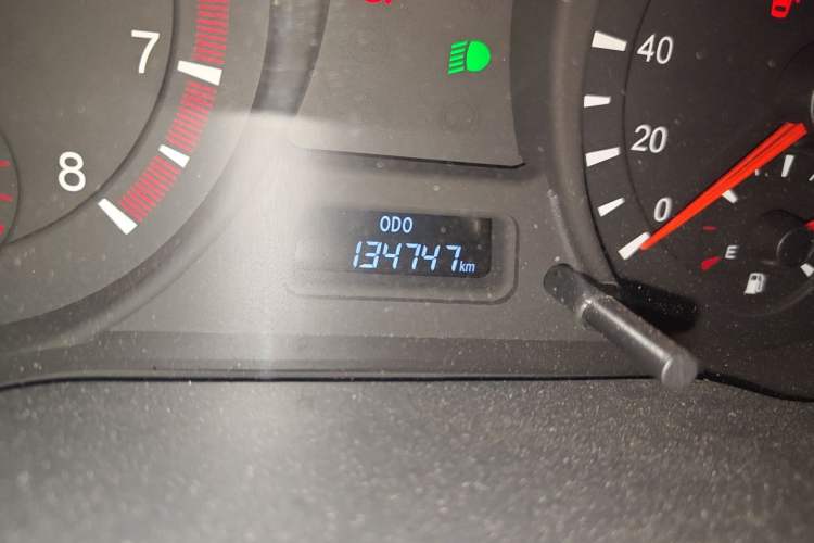 Used Haima Fumei 2015 1.6L Manual YueShang Model Odometer Close Up