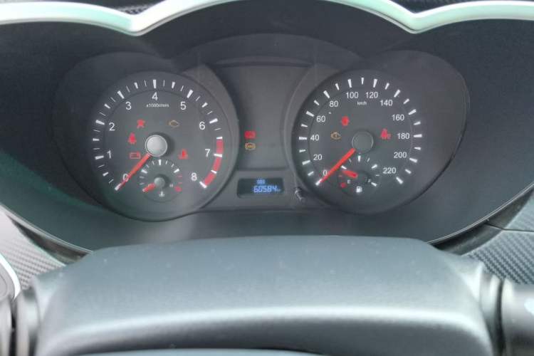 Used Haima Fumei 2015 1.6L Manual Prestige Model Odometer Close Up