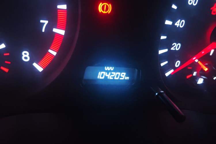 Used Haima Fumei 2015 1.6L Manual Prestige Model Odometer Close Up