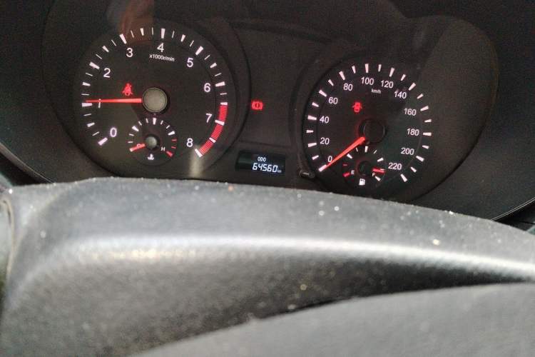Used Haima Fumei 2015 1.6L Manual Prestige Model Odometer Close Up