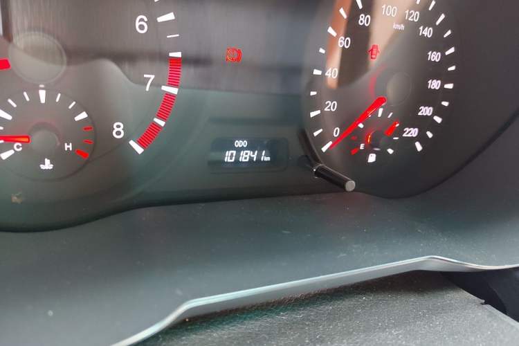 Used Haima Fumei 2015 1.6L Manual Prestige Model Odometer Close Up