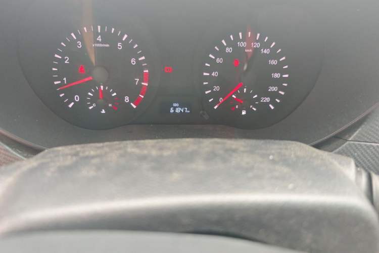 Used Haima Fumei 2015 1.6L Manual Prestige Model Odometer Close Up