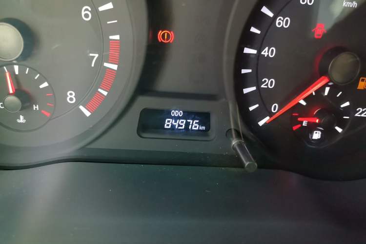 Used Haima Fumei 2015 1.6L Manual Prestige Model Odometer Close Up