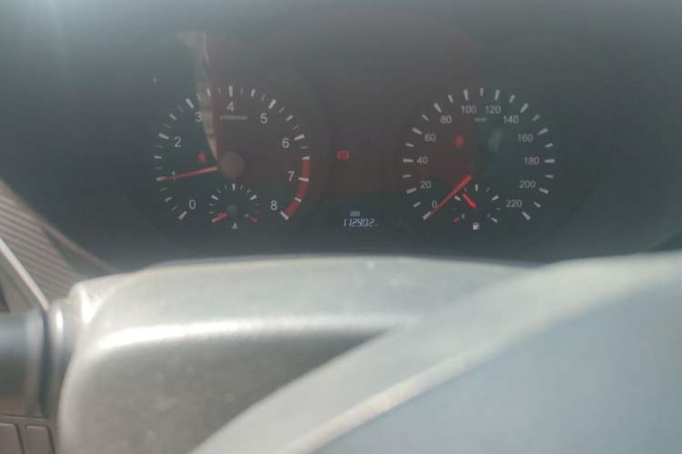 Used Haima Fumei 2015 1.6L Manual Prestige Model Odometer Close Up