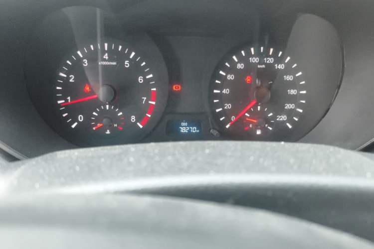 Used Haima Fumei 2016 1.6L Manual Prestige Model Upgrade Odometer Close Up