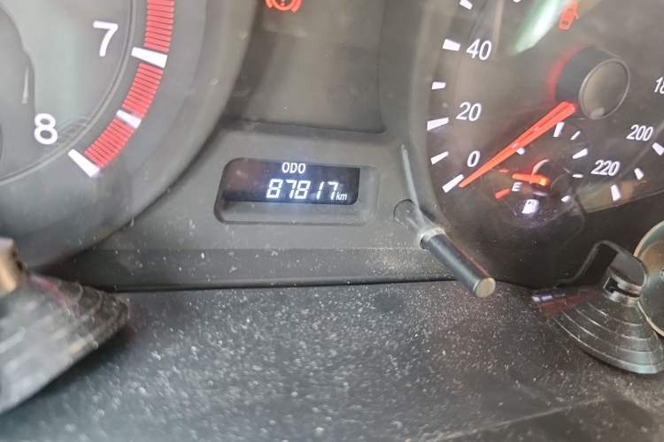 Used Haima Fumei 2016 1.6L Manual Prestige Model Upgrade Odometer Close Up