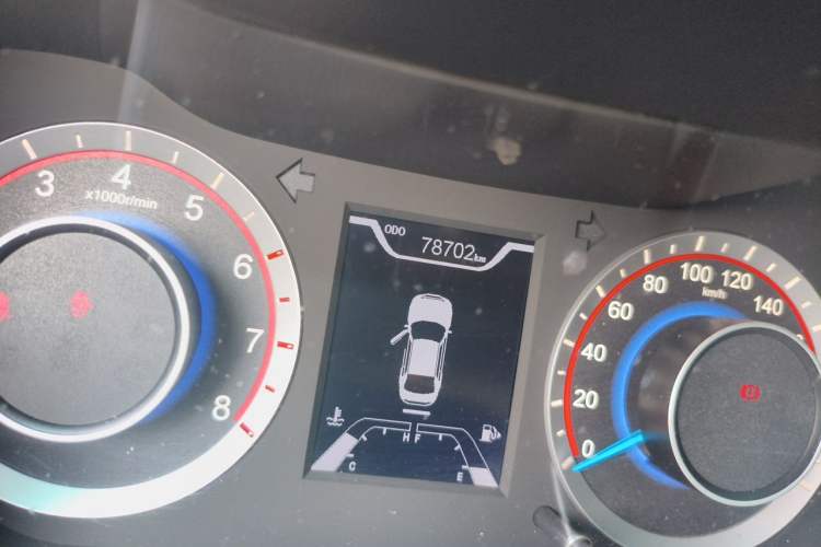 Used Haima Fumei 2017 1.6L Manual Luxury Model Odometer Close Up