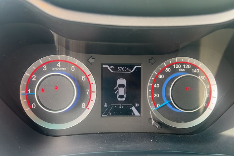 Used Haima Fumei 2017 1.6L Manual Luxury Model Odometer Close Up