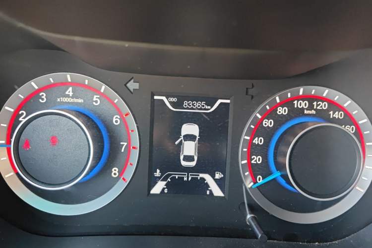 Used Haima Fumei 2017 1.6L Manual Comfort Model Odometer Close Up