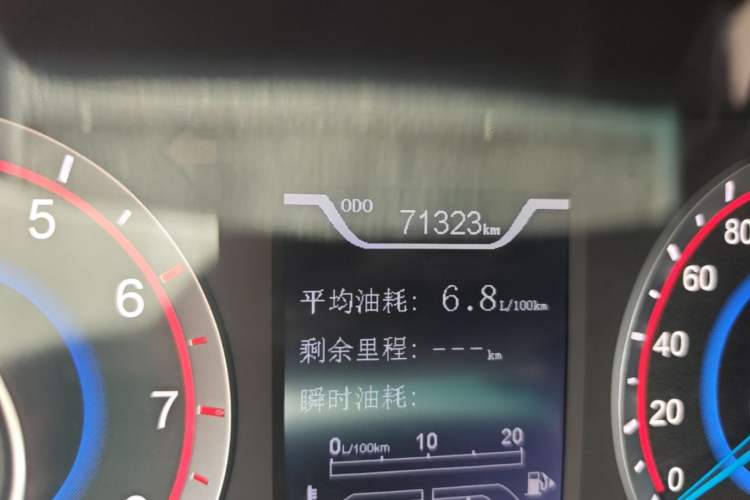 Used Haima Fumei 2017 1.6L Manual Comfort Model Odometer Close Up