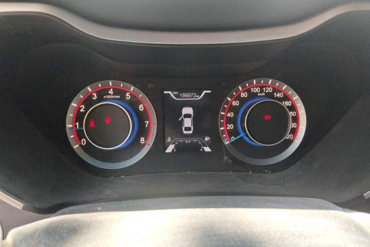 Used Haima Fumei 2017 1.6L Manual Luxury Model Odometer Close Up