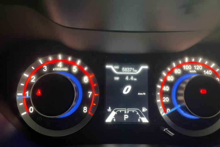 Used Haima Fumei 2017 1.6L Automatic Luxury Model Odometer Close Up