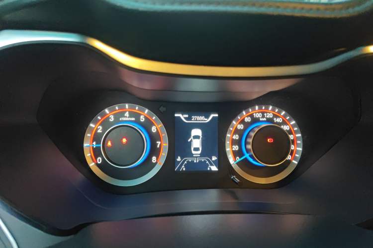 Used Haima Fumei 2017 1.6L Manual Luxury Model Odometer Close Up