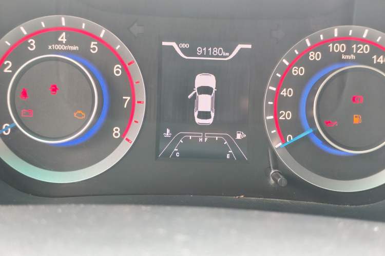 Used Haima Fumei 2017 1.6L Manual Luxury Model Odometer Close Up
