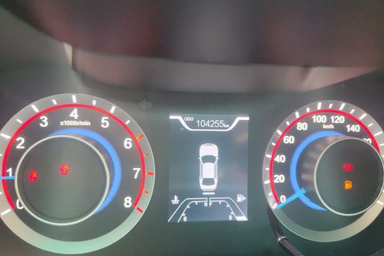 Used Haima Fumei 2017 1.6L Manual Finance Edition Odometer Close Up