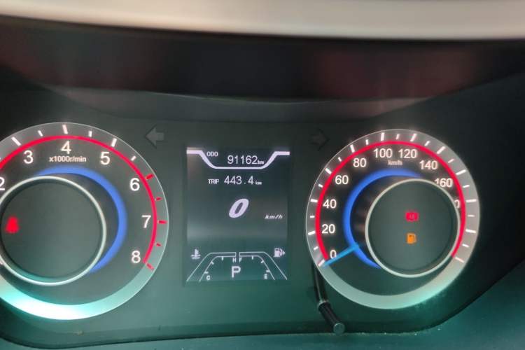 Used Haima Fumei 2017 1.6L Automatic Luxury Model Odometer Close Up