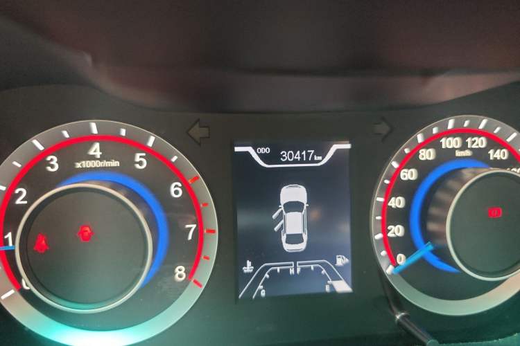 Used Haima Fumei 2017 1.6L Manual Luxury Model Odometer Close Up